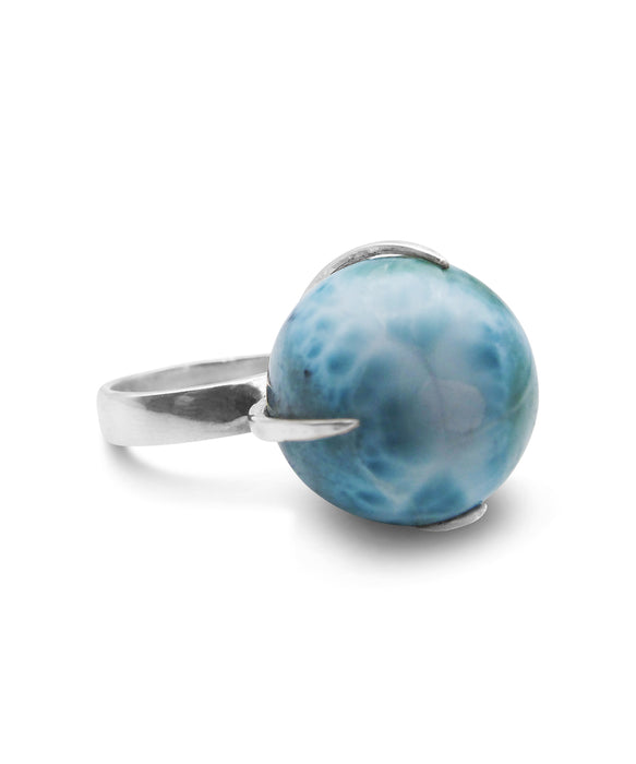 Larimar Gazing Ring