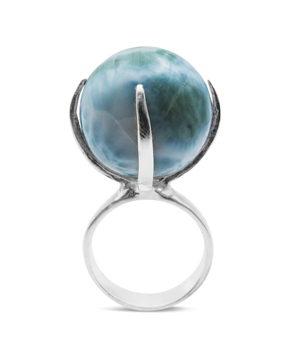 Larimar Gazing Ring